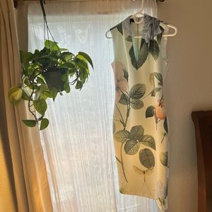 Ted Baker Ravina Floral Midi Dress Size 2